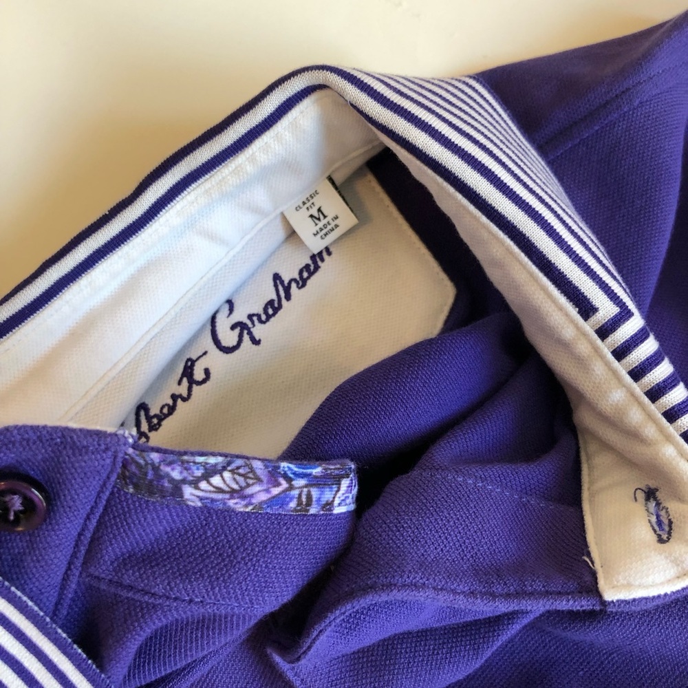 Robert Graham purple polo - Picture 6 of 7